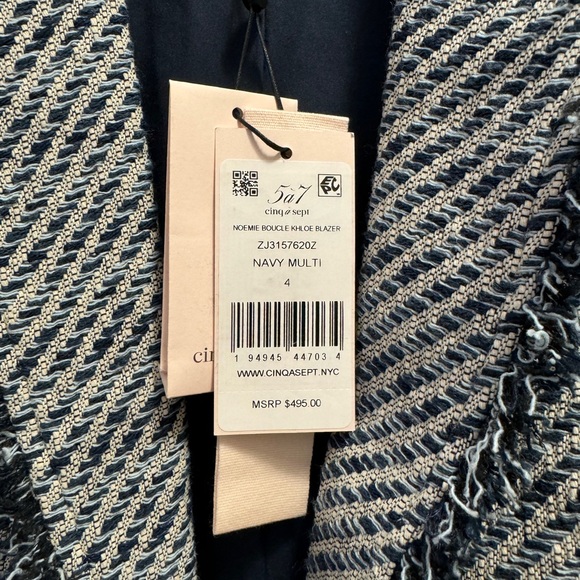 NEW Cinq à Sept Khloe Bouclé Blazer - Picture 7 of 8